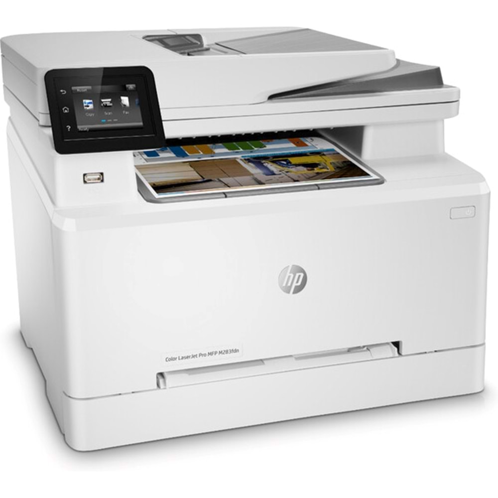 HP LazerJet Pro M283FDN Renkli MFP Fakslı 21/21ppm A4 Yazıcı 7KW74A