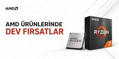 AMD Ryzen işlemci modelleriyle yüksek hız ve verimlilik elde edin. En yeni nesil AMD CPU seçeneklerini avantajlı fiyatlarla keşfedin!