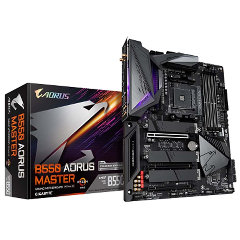 Gigabyte Mab AMD B550 AM4 DDR4 5400MHZ HDMI Aorus Pro Ac Anakart B550-AORUS-MASTER