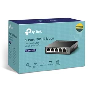TP-Link TL-SF1005P 5-Port 4-Port PoE 10/100 Masaüstü Switch