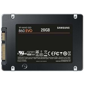 Samsung 860 EVO 250GB SSD Disk SATA3 550-520 MB/s MZ-76E250BW