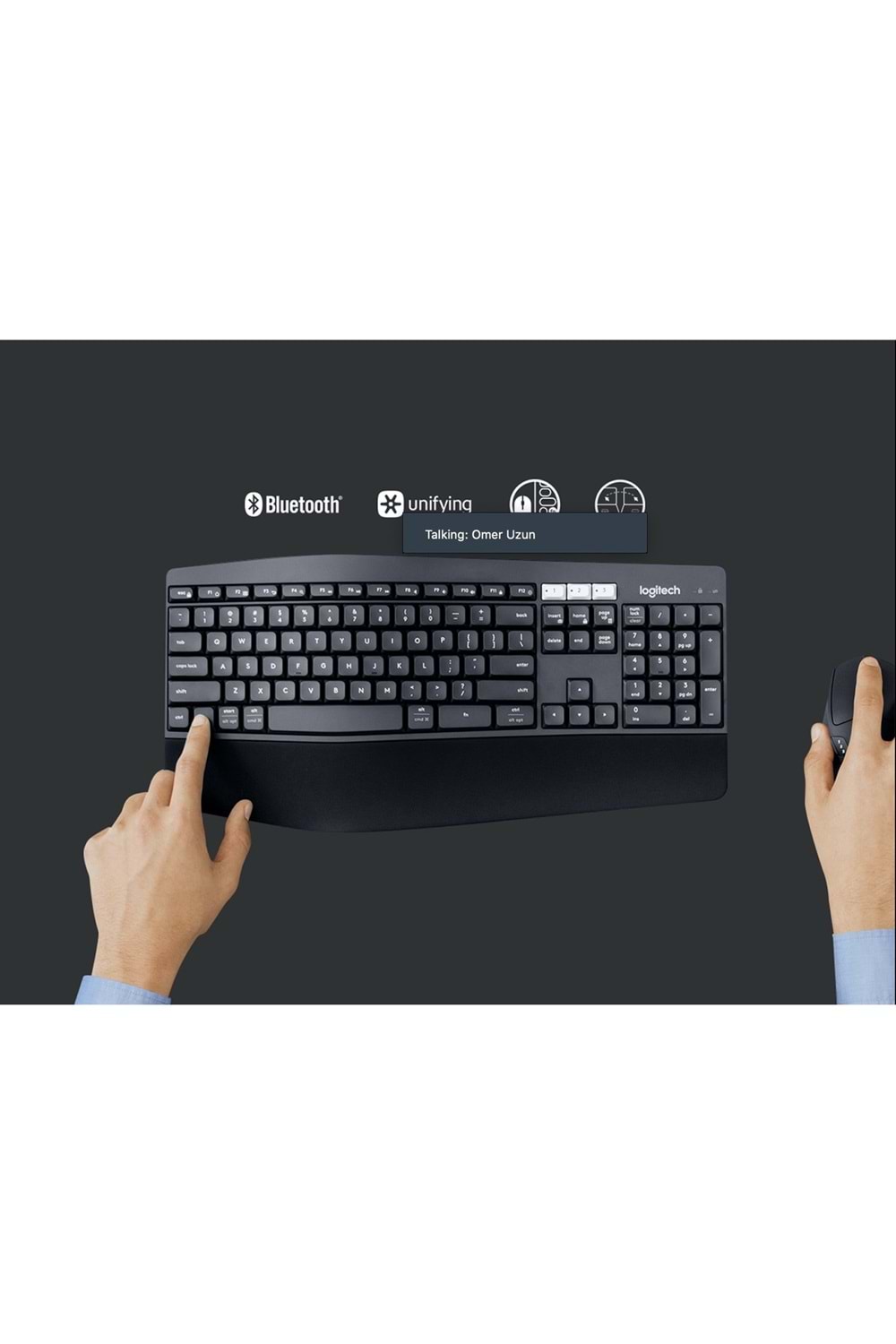 Logitech MK850 Kablosuz Klavye Mouse 920-008230