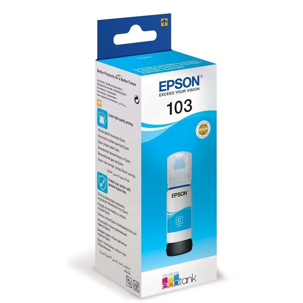 Epson 103 Mavi Mürekkep Kartuşu C13T00S24A