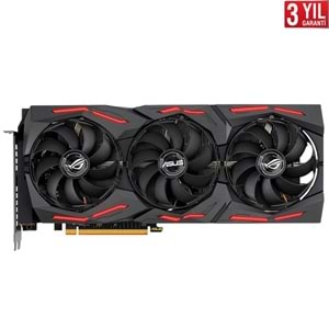 Asus ROG-STRIX-RX5700XT-O8G-GAMING 8GB 256Bit GDDR6 DP,HDMI PCI 3.0 Ekran Kartı