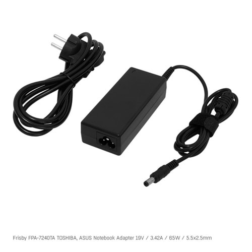 Frisby FPA-7240TA Toshiba-Asus 19V 3.42A 65W 5.5x2.5mm Notebook Adaptöü