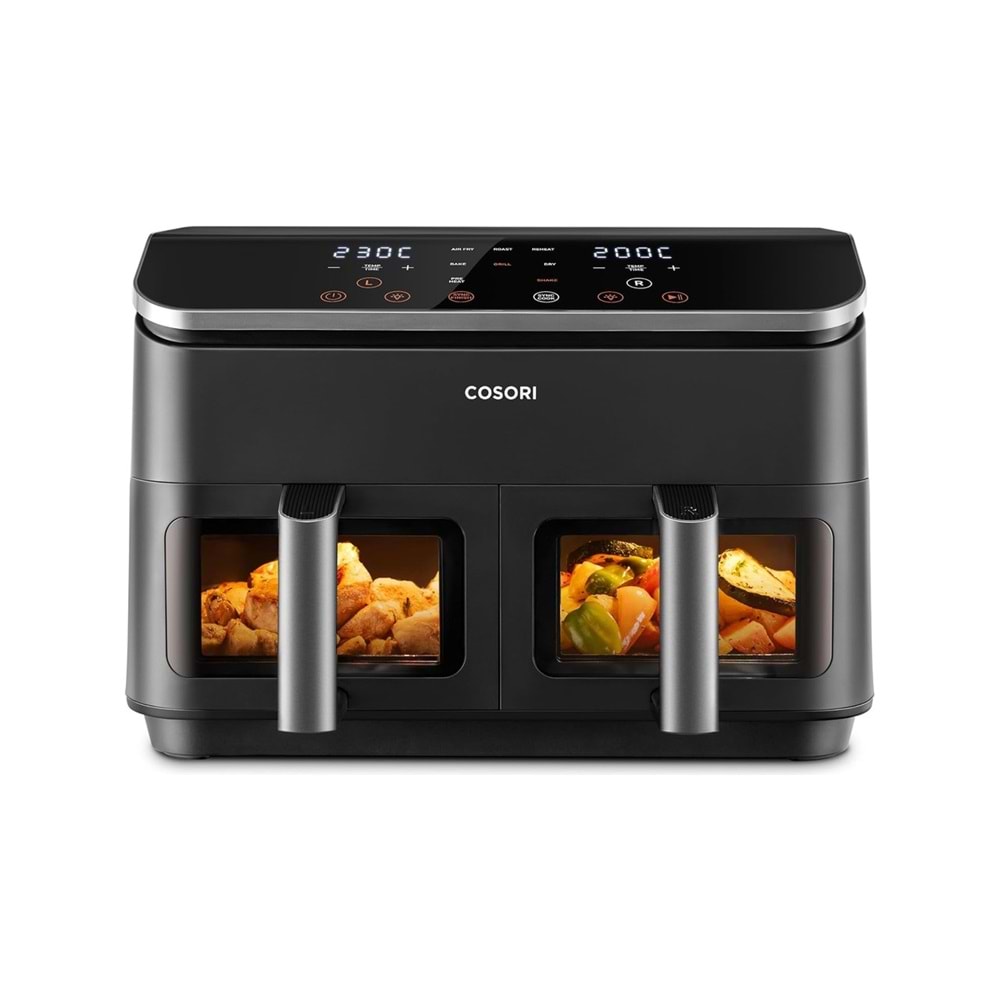COSORI 8 In 1 8.5 Lt Cıft Sepetli Aır Fryer CAF-R901-AEU