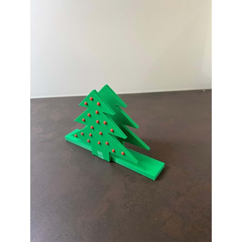 DigiArtisan3D yılbaşı dekoru Noel ağacı peçete tutucu