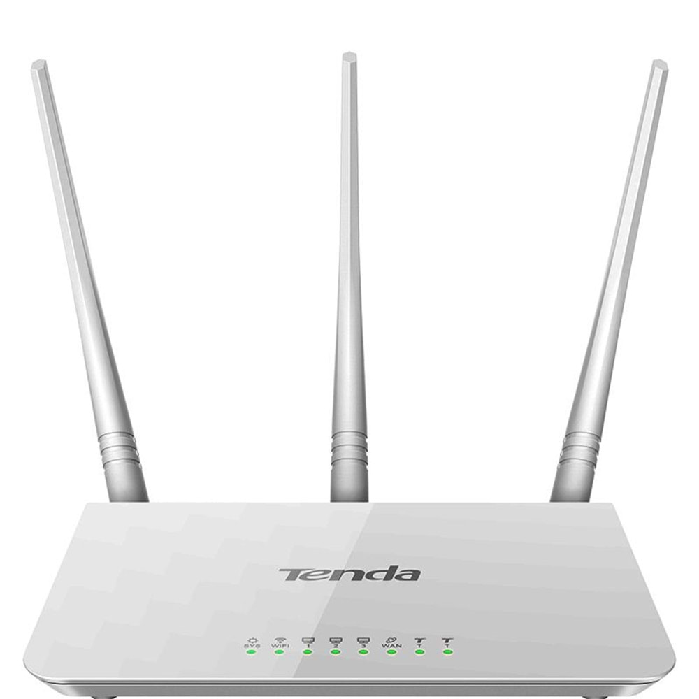 Tenda 300Mbps 4xPort WiFi-N 3xAnten Router F3-TENDA