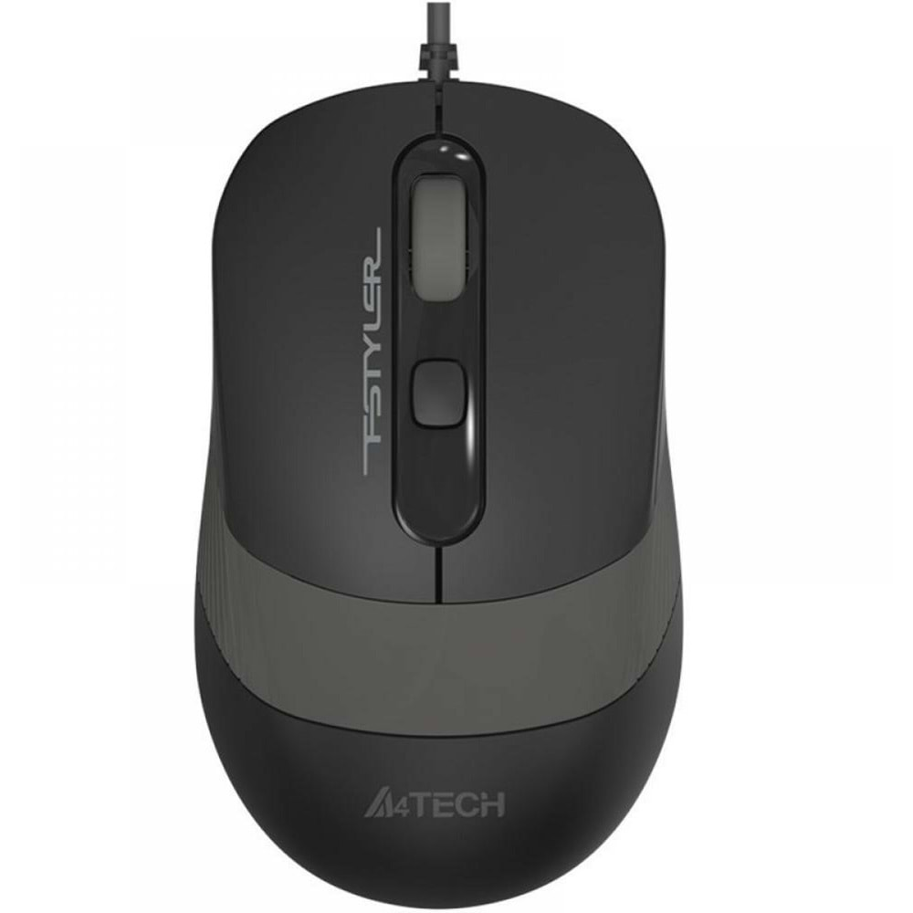 A4 Tech FM10 USB Siyah/Gri Optik 1600 DPI Mouse FM10-GRI