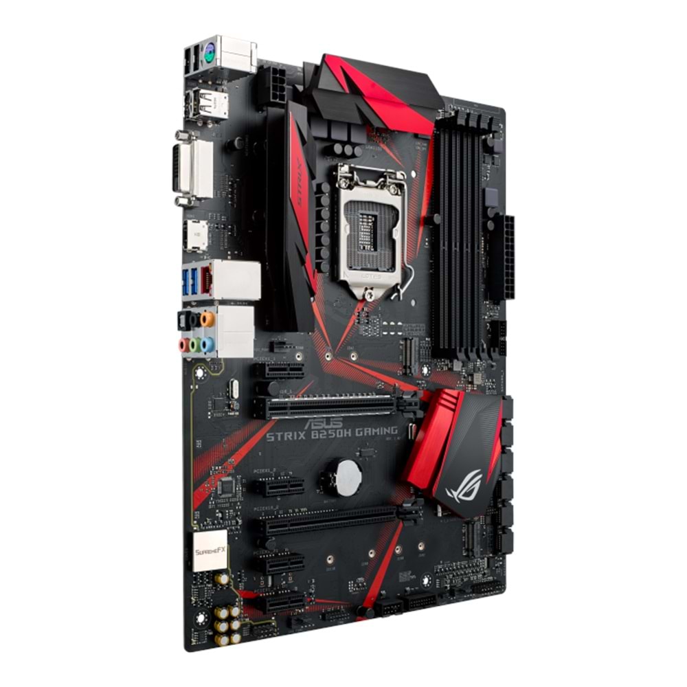 Asus ROG STRIX B250H Gaming B250 2400MHz DDR4 Soket 1151 Anakart