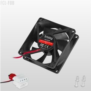 Frisby FCL-F8B Sessiz Kasa Fanı 8cm Fan