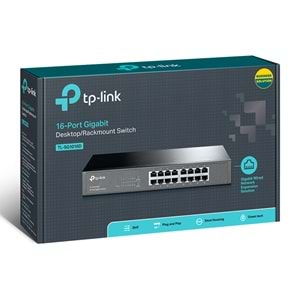 TP-Link TL-SG1016D 16-Port Gigabit % 40 Enerji Tasarruflu Switch