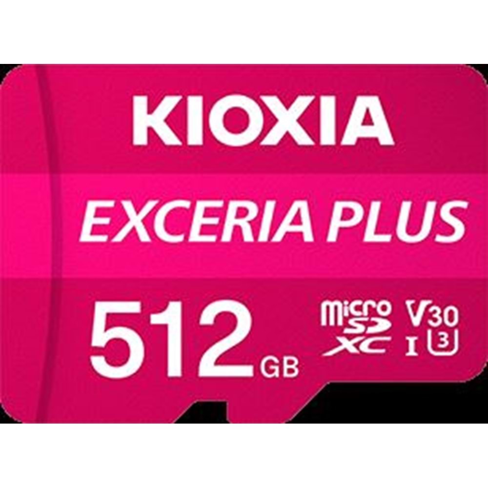 Kioxia 512GB Normal SD Exceria Plus UHS1 R100 Hafıza Kartı LNPL1M512GG4