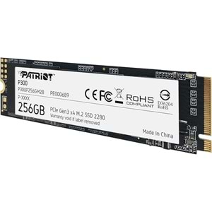 Patriot 256GB P300 M.2 Disk 2280 PCIE Gen3 x 4 1700Mbs 1100Mbs SSD Disk P300P256GM28