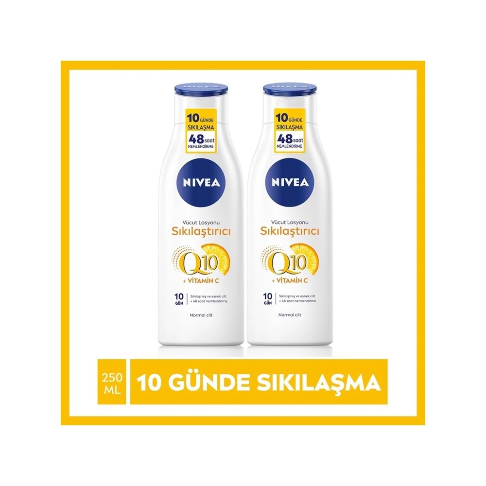 Nivea Firming Q10 Plus Sıkılaştırıcı Vücut Losyonu 250 m (2li)