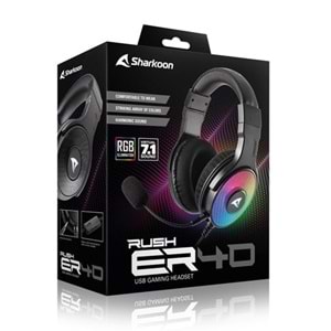 Sharkoon HDS rush ER40 Oyuncu Kulaklığı RUSH-ER40