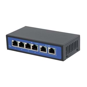 Starboard 4 Port Fast Ethernet + 2 Uplink PoE Switch (55W PoE Gücü) - SB-3E0106P-E/NM