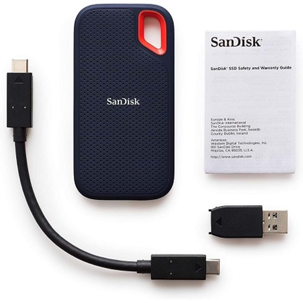 SanDisk 2TB 1050-1000MB/s USB3.2 Taşınabilir SSD E61-2T00-G25