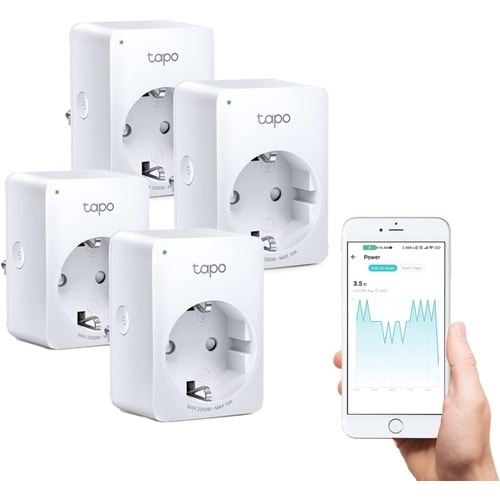 TP-Link Tapo P110(4-pack) Mini Akıllı Wi-Fi Priz