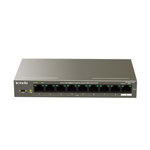 Tenda 8 Port PoE 9 Port Masaüstü Switch TEG1109P-8-102W