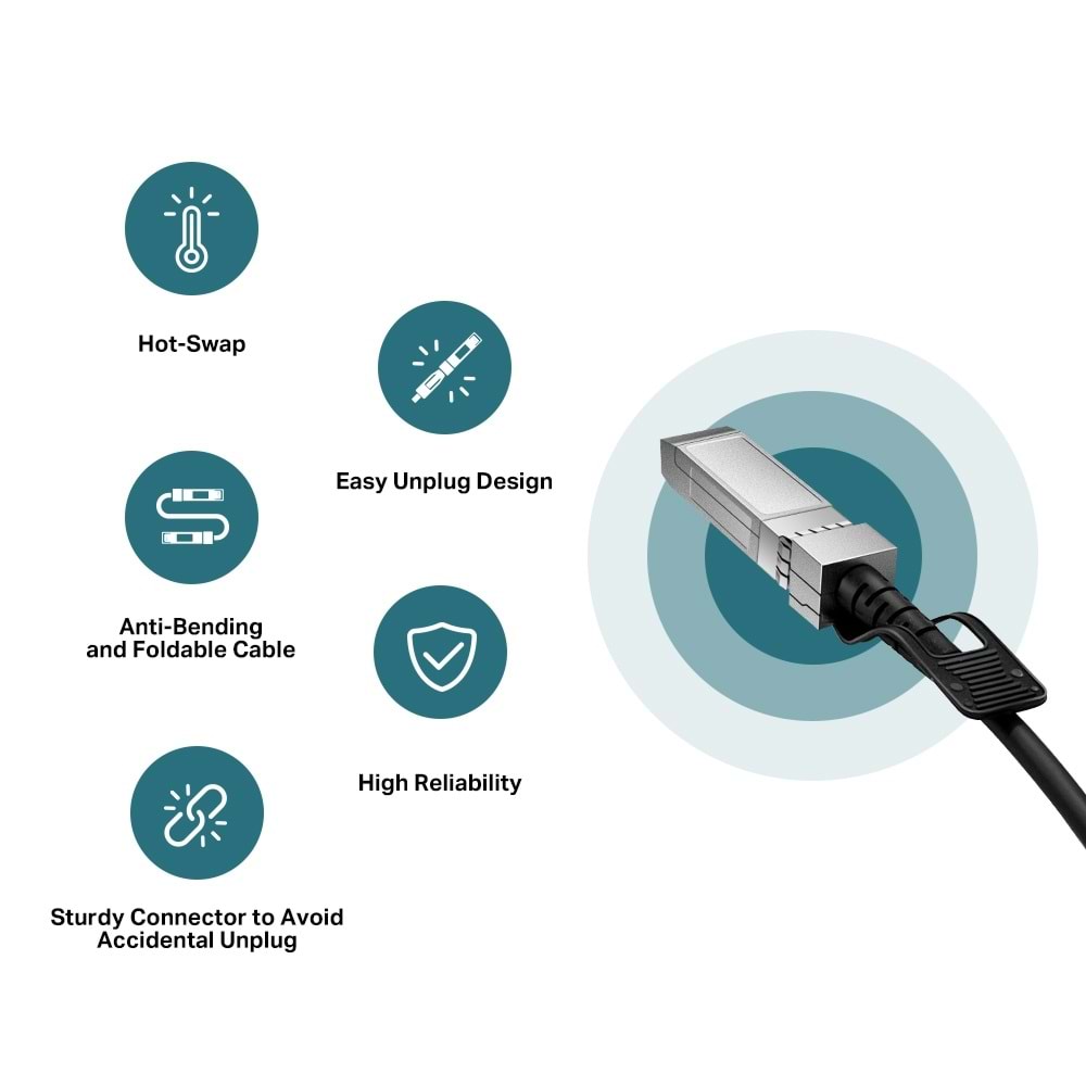 TP-Link TL-SM5220-3M 3 m SFP Kablo