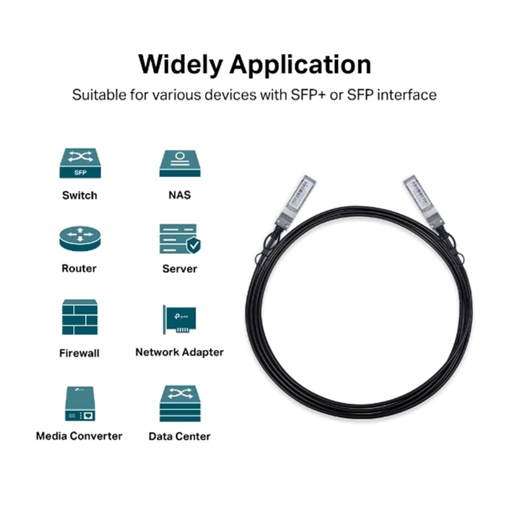 TP-Link TL-SM5220-3M 3 m SFP Kablo