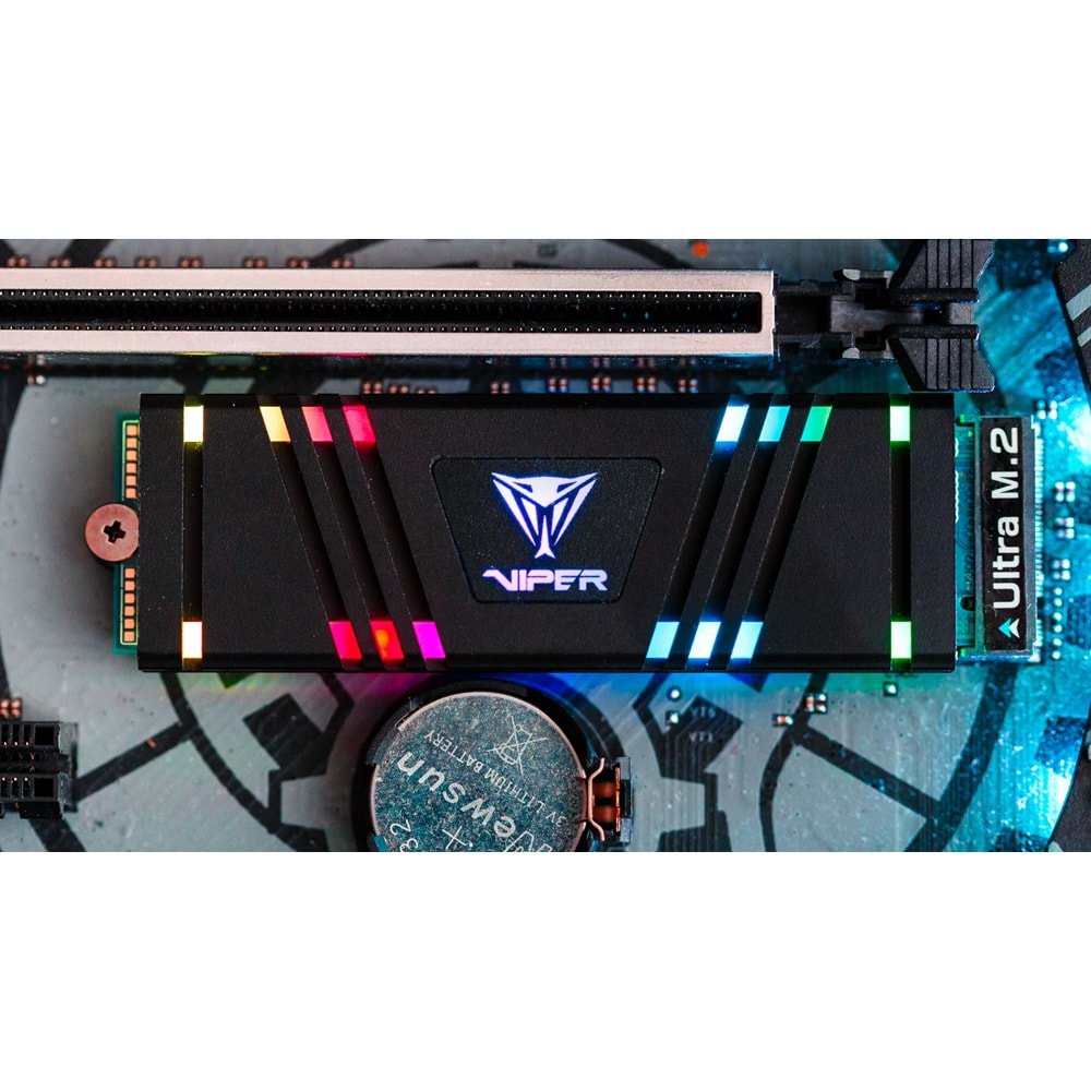 Patriot 1TB Viper VPR100 M.2 Disk 2280 PCIE Gen3 x4 3300Mbs 2900Mbs SSD Disk VPR100-1TBM28H