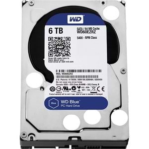WD 6TB Blue 5400RPM 64MB SATA 3.0 3.5