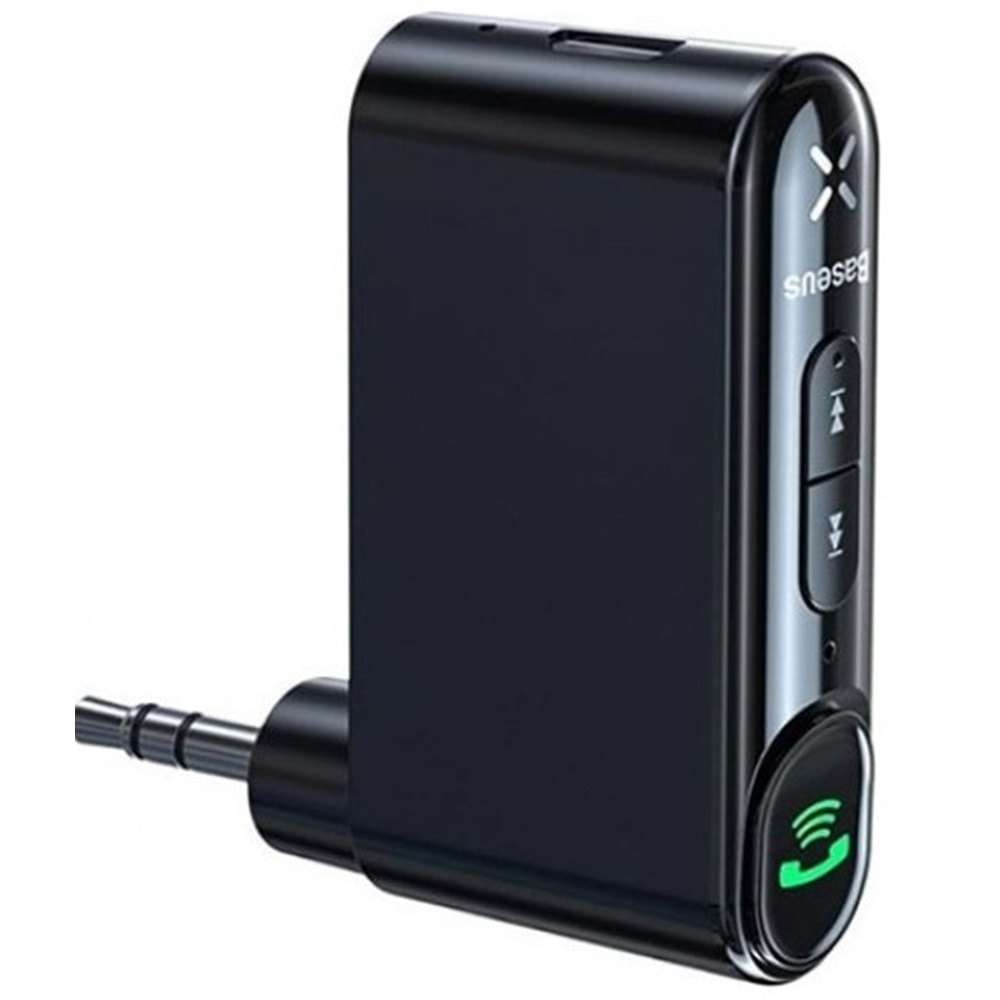 Baseus Wireless Bluetooth 5.0 3.5mm Jack Aux Araç Ses Aktarım Kiti Adeptör Wxqy-01