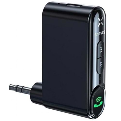 Baseus Wireless Bluetooth 5.0 3.5mm Jack Aux Araç Ses Aktarım Kiti Adeptör Wxqy-01