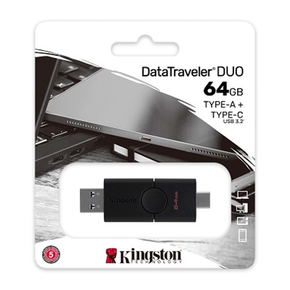 Kingston DTDE 64GB DataTraveler Duo USB-A - USB-C (DTDE/64GB)