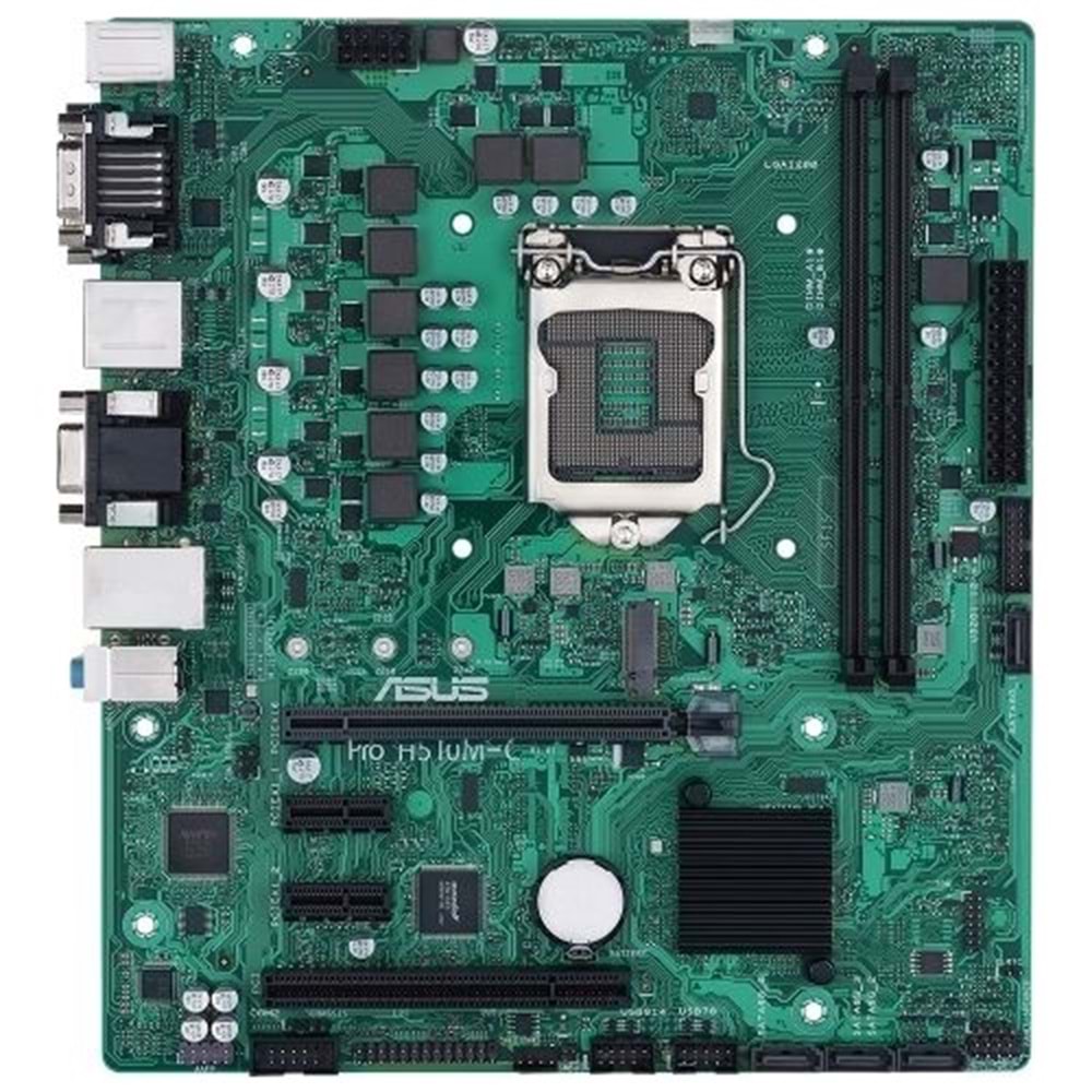 Asus PRO H510M-C/CSM H510 DDR4 M.2 DP/HDMI/DVI/VGA PCI4.0 1200p Anakart