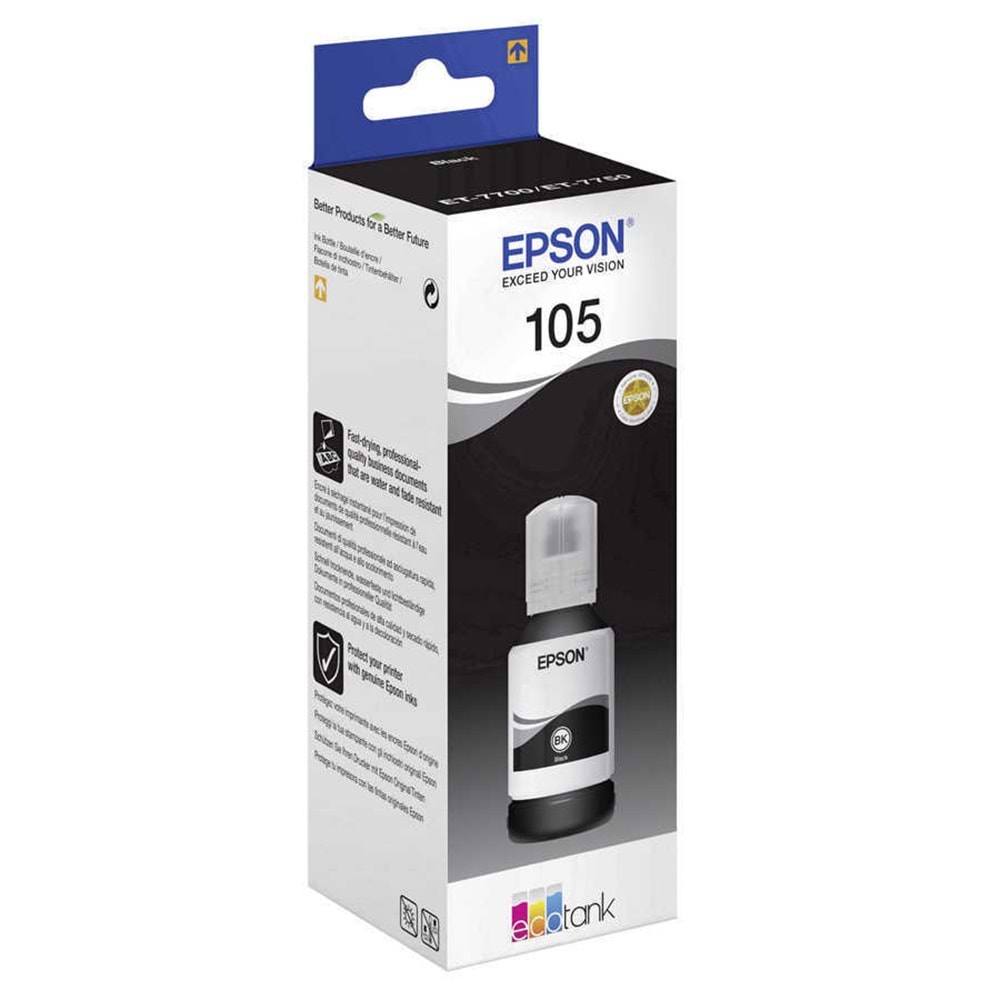 Epson 105 Siyah Mürekkep Kartuşu ET-7700/ET-7750 C13T00Q140