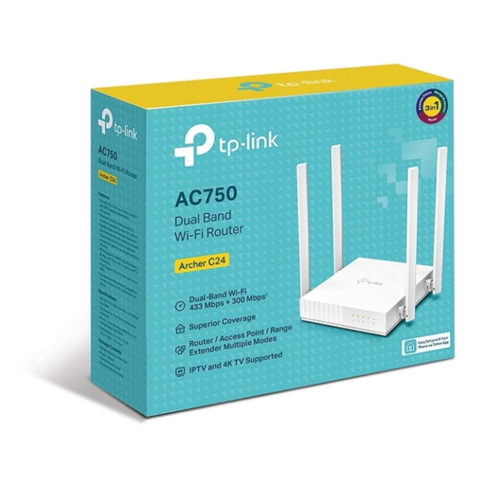 TP-Link Archer C24 AC750 DualBand Router