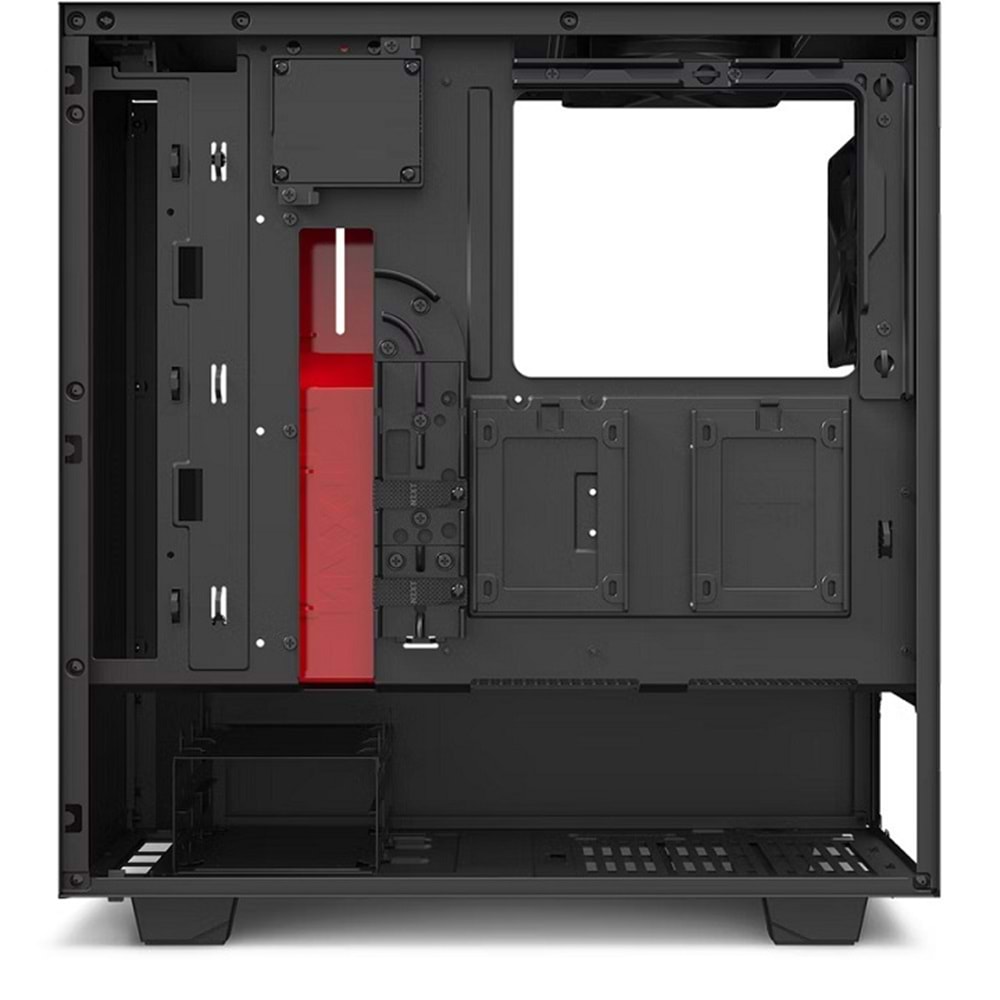 NZXT CA-H510I-BRH510i Compact Mid Tower Black/Red Chassis with Smart Device 2x 120mm