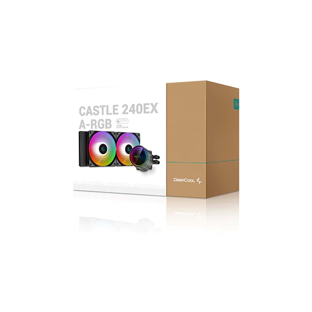 Deep Cool Castle 240EX A-RGB 240mm Siyah Sıvı Soğutma