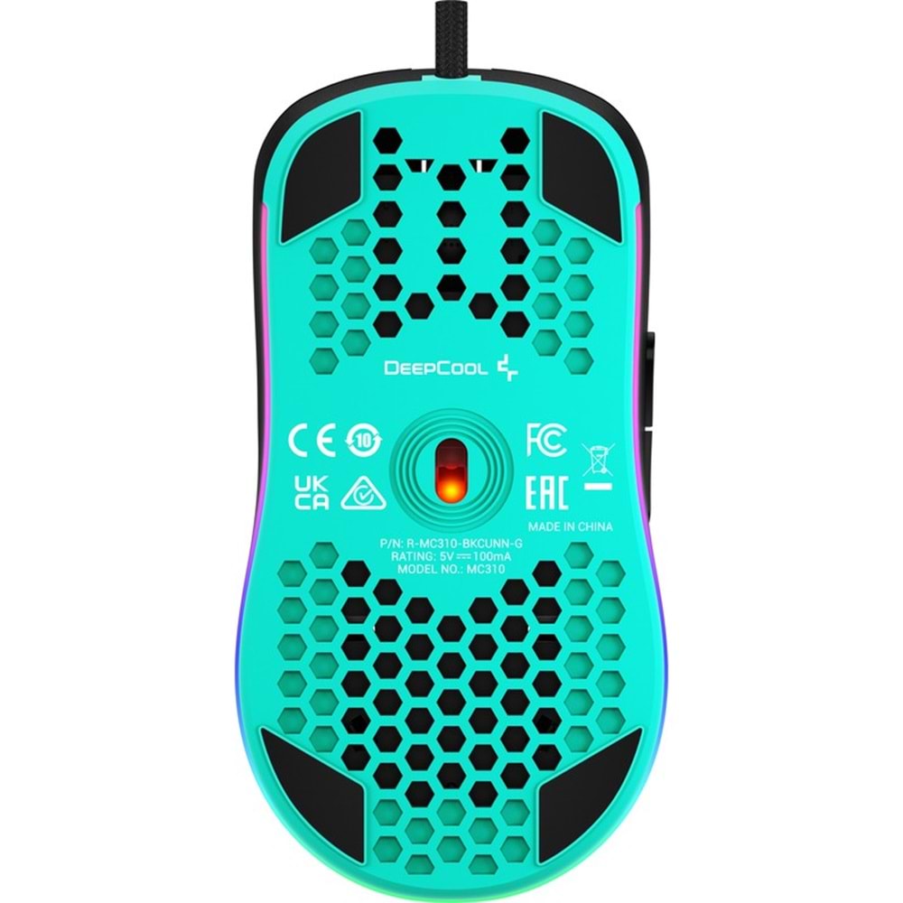 Deep Cool MC310 Kablolu Optik 12800DPI Siyah Oyuncu Mouse