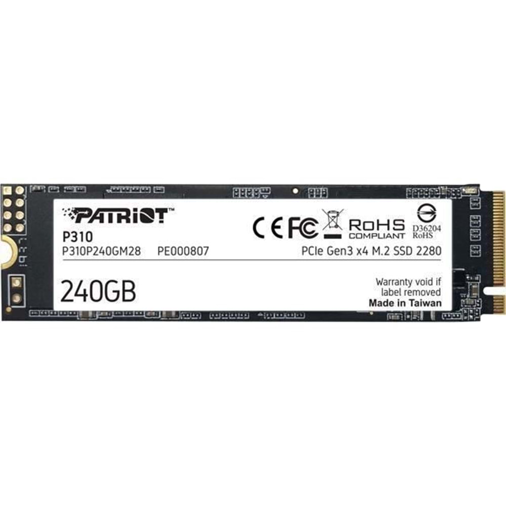 Patriot SSD 240GB P310 VPN100 M.2 2280 PCIE 1700/1000