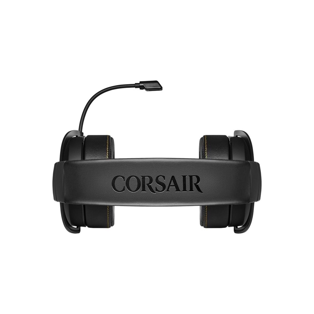 Corsair CA-9011214-EU HS60 PRO Surround 7.1 Harici Ses Kartlı Oyuncu Kulaklığı Sarı