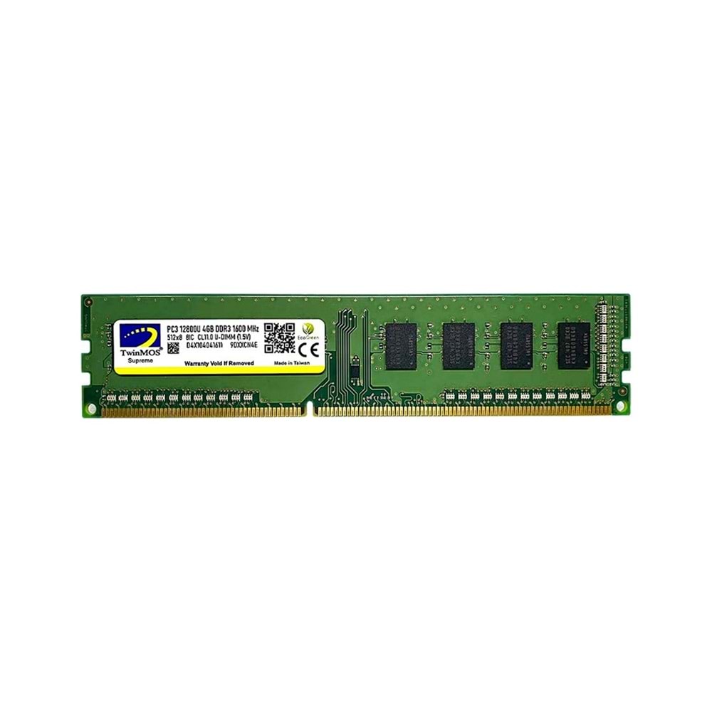 Twinmos 4 GB DDR3 1600 1.5V DT MDD34GB1600D RAM