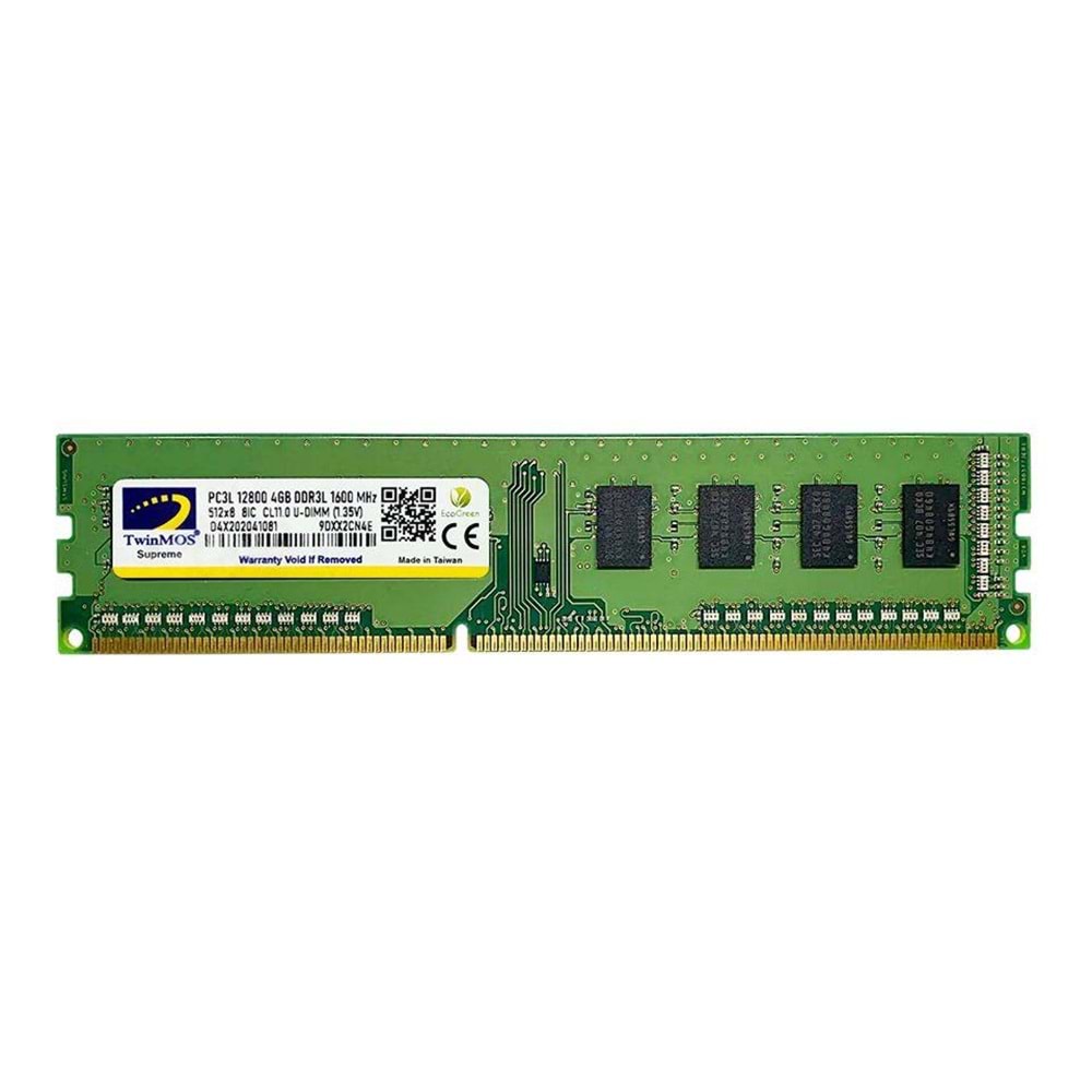 Twinmos 4 GB DDR3 1600 1.35 CL11 DT MDD3L4GB1600D RAM
