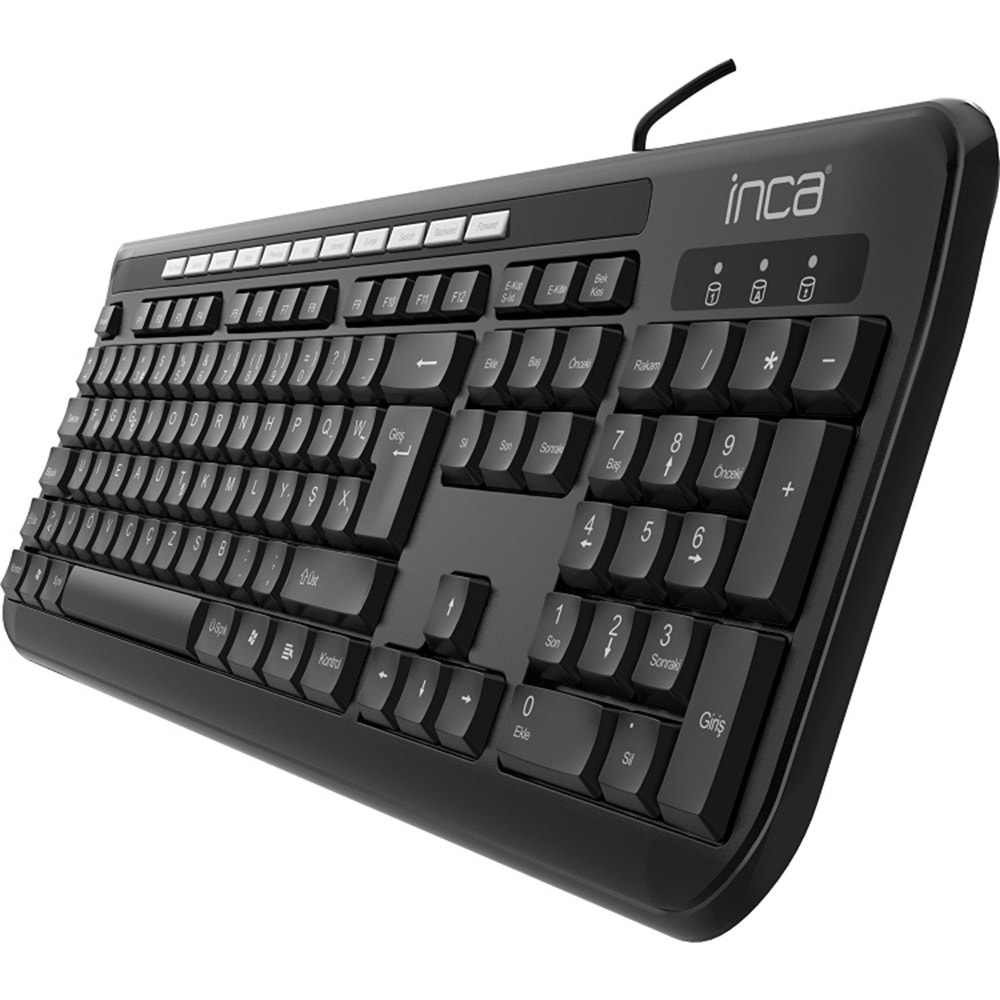 Inca IK-274FU F MM USB Soft Touch Siyah Klavye