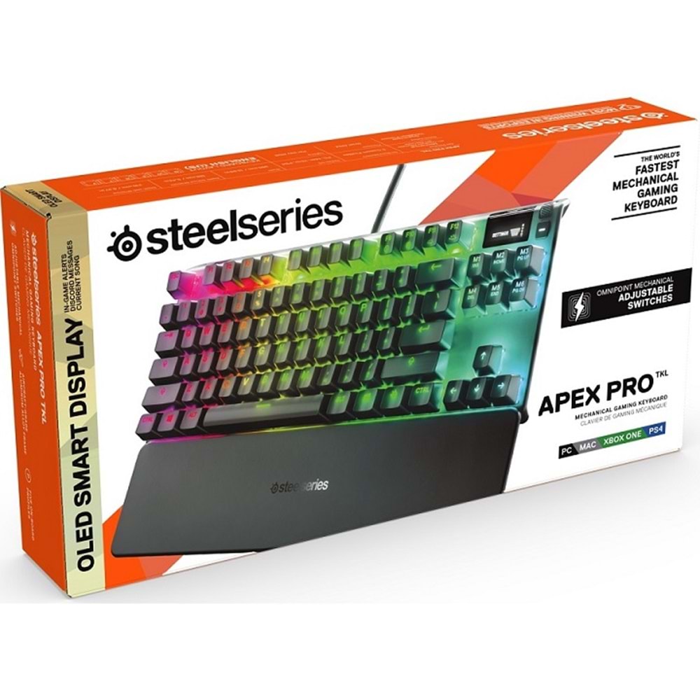 Steelseries APEX PRO TKL RGB Mekanik Oyuncu Klavye