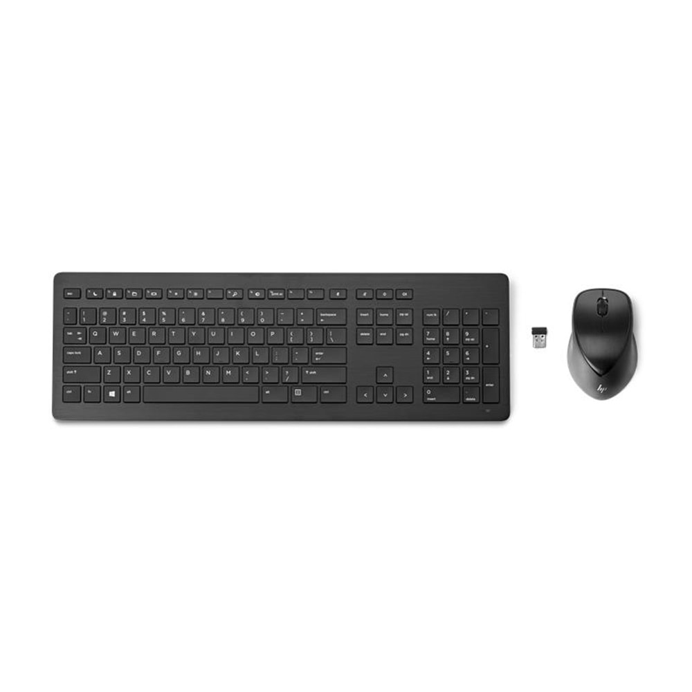 HP 950MK Şarj Edilebilir Kablosuz Klavye Mouse Set Siyah 3M165AA