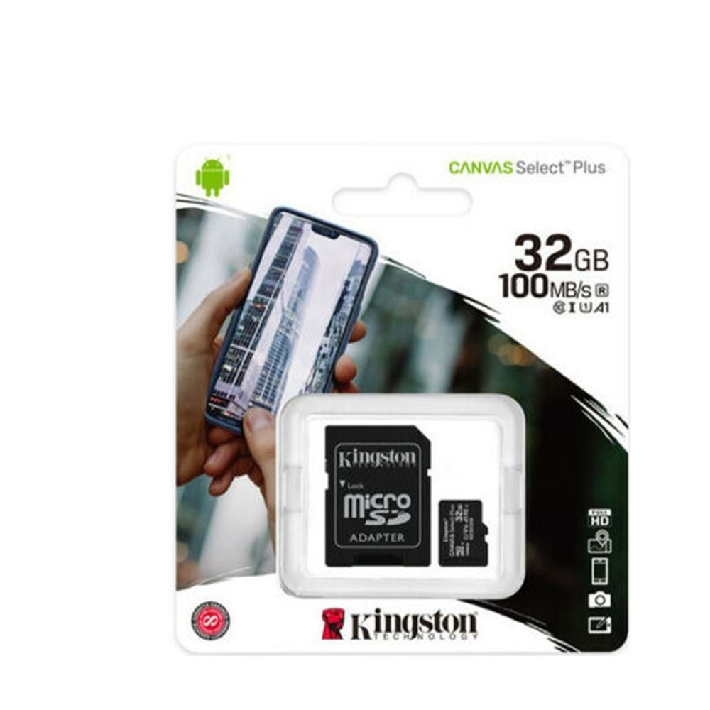 Kingston SDCS2 32GB Micro SD Class 10 Hafıza Kartı