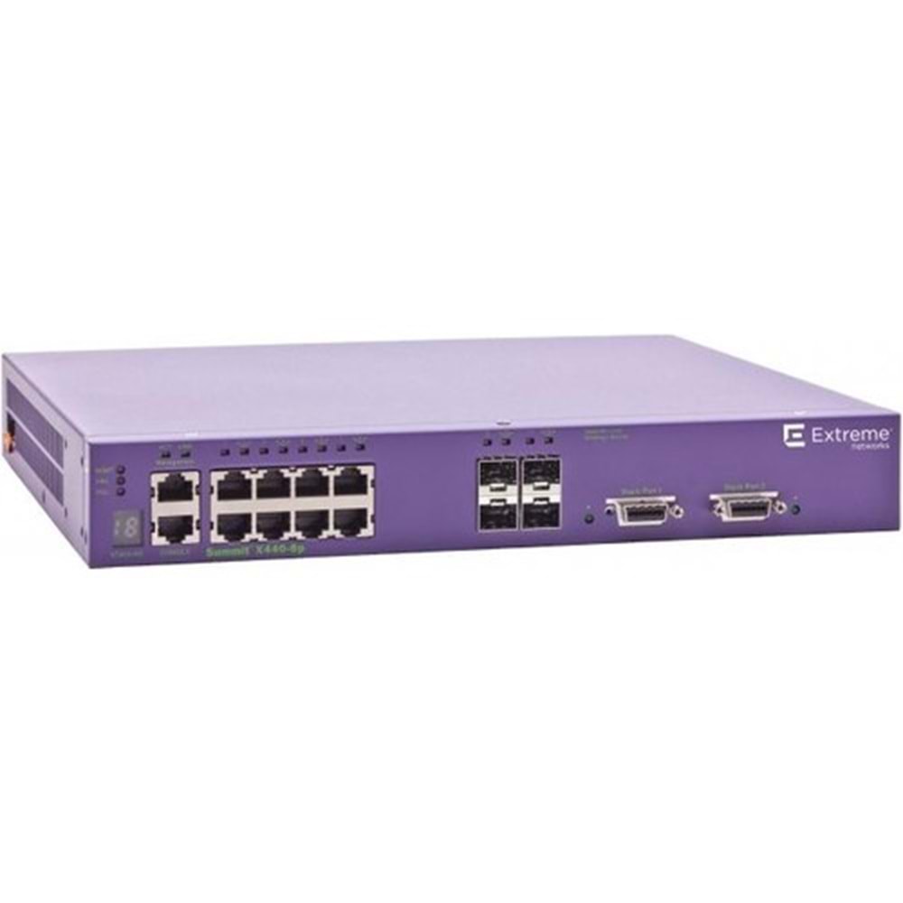 EXTRMNTWRK X440-G2 12 10/100/1000BASE-T POE+ 4 1GbE Unpopulated SFP Upgradable