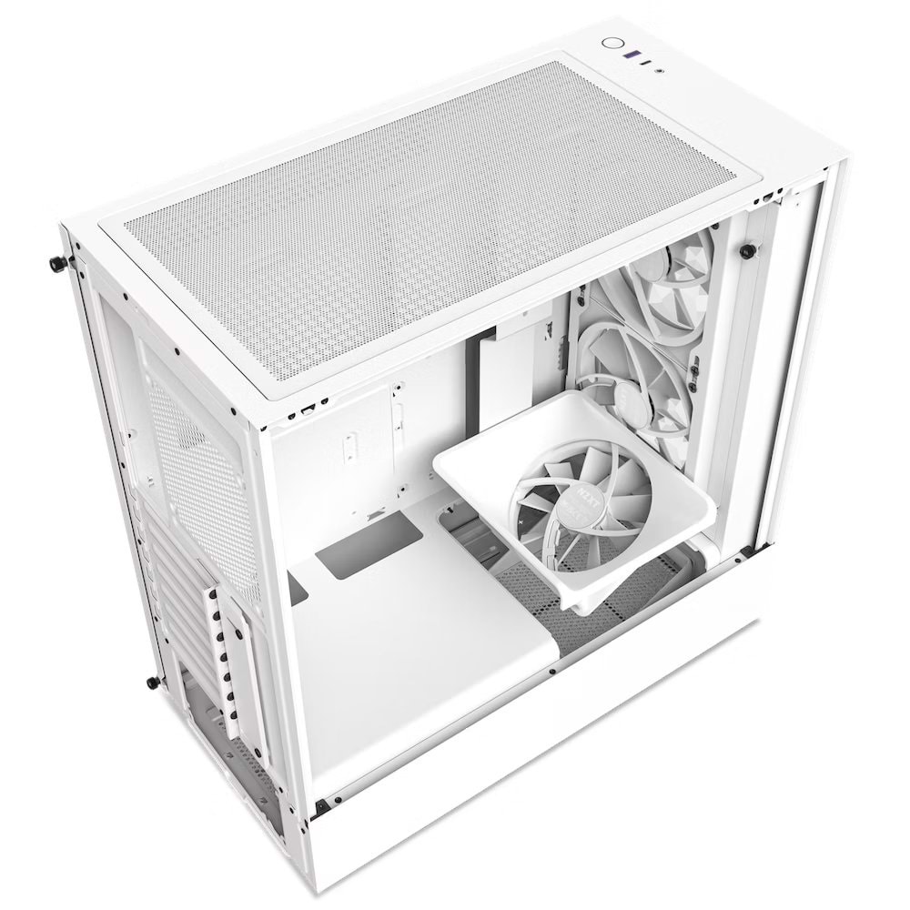 NZXT H5 Elite Edition ATX Mid Tower Chassis All Beyaz