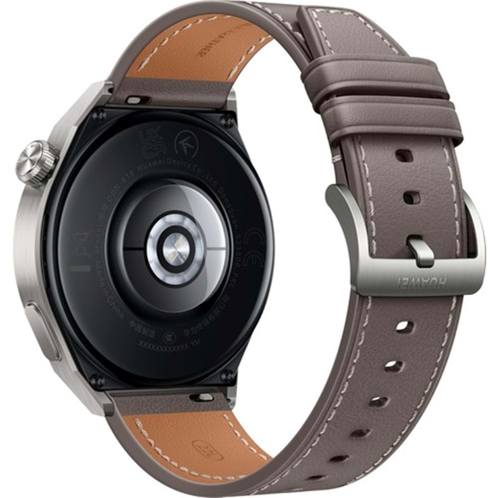 Huawei Watch GT3 Pro - 46 mm Titanium Kasa Kahverengi Deri