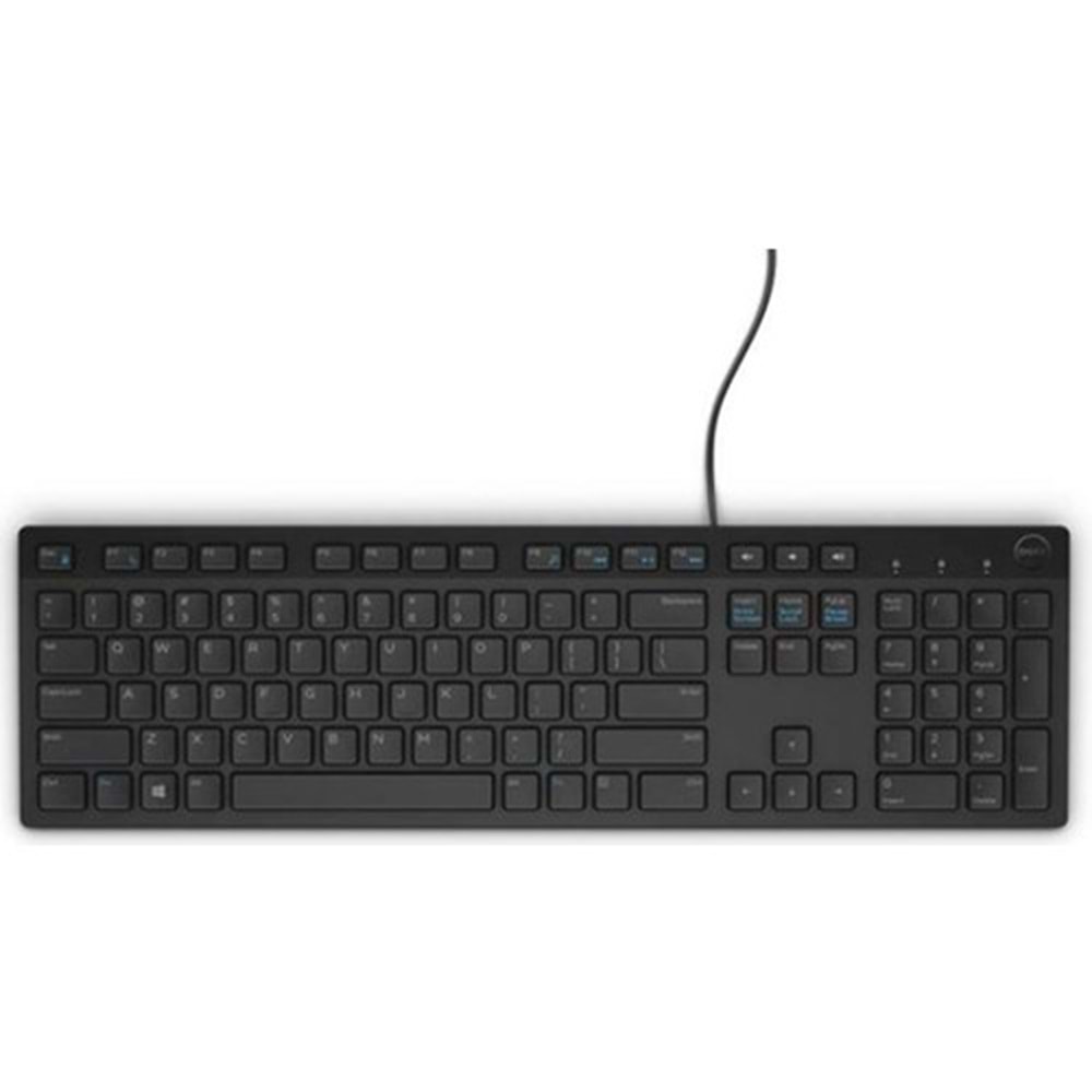 Dell Multimedia Keyboard KB216 Türkçe QWERTY Siyah
