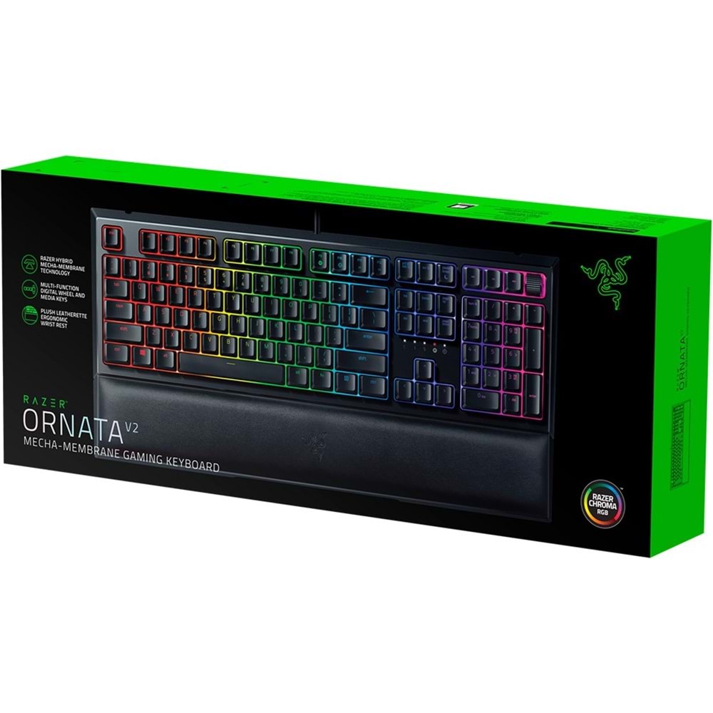 Razer Ornata V3 X klavye USB Türkçe Siyah